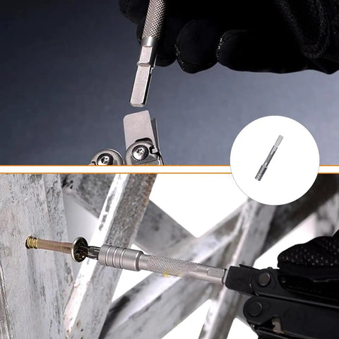 83mm Extended Reach Adapter For Hex Shank Tools Fits Six Point Three Five Millimeter Hex Bits And One Quarter Inch Flat Bits