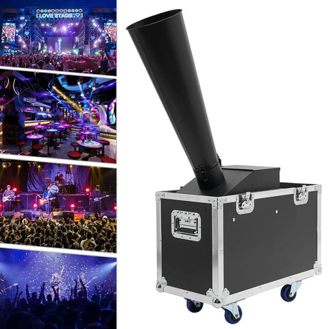 Ready To Fire Up Your Massive Bash This Manual Control Confetti Cannon Uses Reliable Gas Power And Heavy Steel Construction To Blast Confetti At Weddings Or Nightclubs