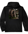 Sick Industrial Gear Hoodie With Moisture Wicking And Anti Static Tech For Factory Machines A black classic fit sweater displayed with a gear backdrop.