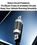High voltage fuse for Hyundai Sonata Hybrid and Kia Optima Hybrid, essential for electrical stability and safety.