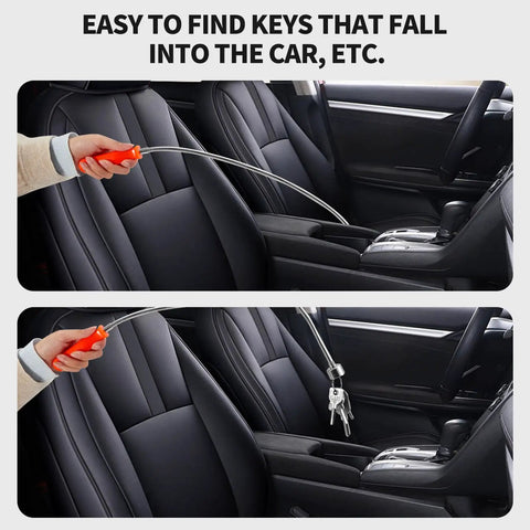 Flexible Arm Magnetic Pick Up Tool With 20 Pound Pull, 44 Inch Bendable Magnet Sweeper, Long Retriever For Home And Auto, Grab Keys, Nuts, Bolts And Small Metal Parts, Ideal DIY Gift For Him