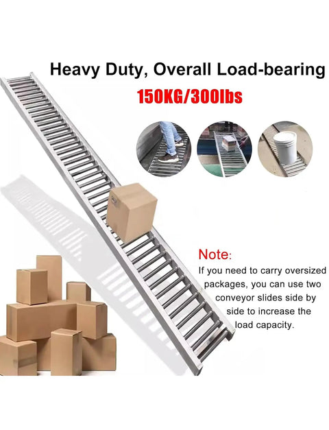 Heavy Duty Stainless Steel Conveyor Idler Roller 76 Mm Diameter Non Powered Bearing Rock Solid Warehouse Workhorse Designed For Industrial Material Handling And Packaged Goods Transport That Never Quits with boxes on conveyor.