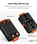 Upgrade Magnetic Quick Release Mount For X5 With One Quarter Inch Screw Hole Adapter Connection And Safety Lock