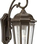 1-Light Outdoor Wall Lantern In Antique Bronze With Clear Seeded Glass, Traditional Exterior Lantern For Porch Or Patio, Medium Size, Weather Resistant Finish, Timeless Curb Appeal, Easy Mount Design