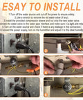 Steps for installing 4040 Humidifier Water Solenoid Valve Replacement on Aprilaire Whole House Humidifier Series 400-700