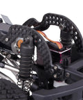 Beefy Carbon Fiber Chassis Kit For 1/18 TRX4M Bronco Defender Crawler, ECS Securing Straps, Durable Carbon Frame Close-up