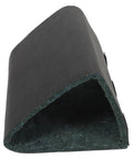 Snag These Heavy Duty Black Sound Dampening Foam Panels For Your Ac Outdoor Compressor To Quiet Engine Rumble With Foolproof Peel And Stick Backing Providing Slick Weekend Upgrades And Reliable Noise Control, black foam panel edge view.