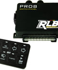 8 Gang 12V Switch Panel With Programmable RGBW LED One Tap Programming Master Memory On Off Or Momentary Modes Grab And Go Plug And Play Install For JK Side By Side UTV Boat Marine Truck shown with control pad