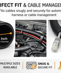 1 Inch By 10 Foot Split Wire Loom Tubing Black Automotive Wire Protector Conduit Electrical Cover Harness Wrap Sleeve