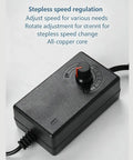 Stepless speed regulation control unit for Compact Mini Bench Grinder Featuring Rock Solid 100W Copper Brushless Motor Spinning At Ridiculous 6000 RPM.