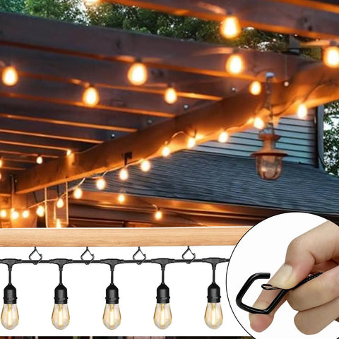 Heavy Duty 30 Pcs Black Eye Screw Hooks Ceiling Hooks for Hanging Plants String Lights Wind Chimes Cups Bird Feeders