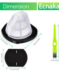 Replacement Featherweight Filters For 3-In-1 Lightweight Stick Vacuum 2030 Series Compatible With 20301 dimensions image