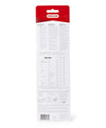 Back view of Chainsaw Chain Filing Guide With File For Precise, Easy Sharpening, 4.5mm Chain packaging, showing instructions and details.