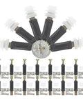 30 Sets Of M6 Zinc Alloy Cam Screws And Cam Bolts For Furniture shown with connectors