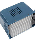 Three Phase VFD Inverter 380V AC 4KW With Built In Filter Low EMI For Spindle Motor Speed Control Great For CNC Machines And Industrial Apps Today Now blue metal housing