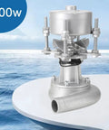 Beefy 500W Micro Hydroelectric Generator Portable Water Turbine Power Station with aluminum alloy construction by water