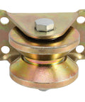 Heavy Duty 2 Inch V Groove Wheel Gate Caster For Sliding Gates Built To Haul Up To 660 Lb Capacity Rigid Roller On Inverted V Track