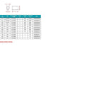 Heavy Duty Stainless Steel Swage Sleeve For 3/8 Inch Wire Rope dimensions chart with various sizes and specifications.