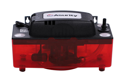 Diversitech ULTRACP-22 condensate pump with red translucent reservoir and removable check valve, 120V