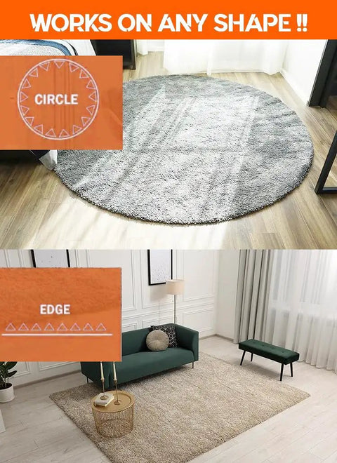 Non Slip Rug Tape Peel And Stick Gripper For Hardwood Concrete And Carpeted Floors Keeps Rugs Welcome Mats And Area Rugs Secure