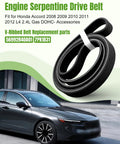Top Pick 7PK1835 Engine Serpentine Drive Belt For Honda Accord 2008-2012 With 2.4L L4 Gas DOHC Motor on display.