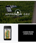 Approach G82 Portable Golf Launch Monitor With Premium GPS Handheld 5 Inch Color Touchscreen 41000+ Courses CourseView Maps