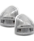 Left and Right LED Side Mirror Turn Signal Lights Replacement for 2010 to 2018 Dodge Ram 1500 2500 3500 4500 5500 with Clear Cover Lens