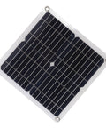 Top view of Portable 200W 12V Solar Panel Kit With Controller For Outdoor Adventures Power Your Cycling Hiking Camping Mountaineering