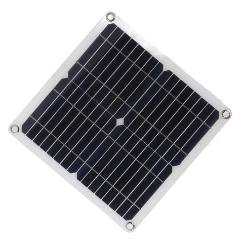Top view of Portable 200W 12V Solar Panel Kit With Controller For Outdoor Adventures Power Your Cycling Hiking Camping Mountaineering