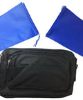 Windshield Repair Kit For DIY And Pros All In One Auto Glass Chip Repair Tools shown with black bag and blue pouches