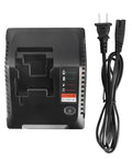 Heavy Duty 18V Battery Charger With 3.0A No Sweat Fast Charging For All Porter Cable 18 Volt Cordless Power Tools