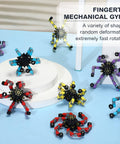 Transformable Fidget Spinner Set Of 20 Pieces with colorful spiral spinners on display, showcasing sensory chain robots.