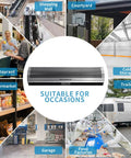 Solid As A Rock Sixty Inch Commercial Air Curtain Stainless Steel Build for busy restaurants, garages, and supermarkets.