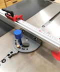 Aluminum Alloy Miter Bar For Table Saw And Router Tables, 300mm Guide Rail With T Slot Track and Slidable Clamp Tool