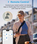 Three Way Smart Switch Kit Two Pack With Neutral Wire Required, compatible with voice control via smartphone app