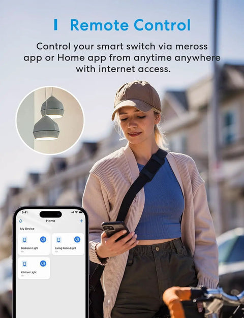 Three Way Smart Switch Kit Two Pack With Neutral Wire Required, compatible with voice control via smartphone app