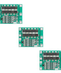 Heavy Duty 4S Lithium Ion Bms Protection Board 3 Pack 40 Amp Max Rating For 14.8V To 16.8V Cells, circuit boards arranged in triangle.
