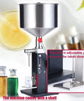 Manual Paste And Liquid Filling Machine For 5 To 50 Ml Adjustable Bottle Filler Ideal For Shampoo Gel Lotion Body Wash Lip Gloss