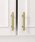 25 Pack 3 Inch Gold Cabinet Handles Brushed Brass Drawer Pulls For Kitchen Cabinets And Furniture Durable Stainless Steel