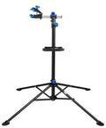 Heavy Duty Bicycle Repair Stand With 66 Lb Capacity Telescoping From 41 To 75 Inches Fits 1 To 1.5 Inch Tubing With Pre Drilled Floor Anchors