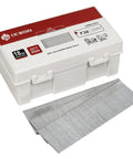 Top Shelf 18 Gauge Brad Nails With 6000 Count 1 1/2 Inch Galvanized Finish Fasteners For Pneumatic And Electric Nailer Guns in plastic box