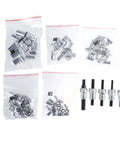 86Pcs Hand Rivet Nut Tool Kit With Metric Rivnuts M3 M4 M5 M6 M8, Pro Grade Blind Rivet Nut Setter aluminum nuts and mandrels.