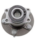 Top view of Rear Wheel Hub Bearing Assembly With ABS For Left Or Right Fit Replacement For 2012 To 2017 Mitsubishi Lancer And 2007 To 2013 Mitsubishi Outlander, 1 Piece Unit, Premium Quality ISO IATF 16949 Certified, Quiet Ride