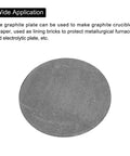 Round Graphite Block Disk Ingot High Purity Graphite Electrode Plate Sheet 22x1mm for Melting and Electrolysis Pack of 20