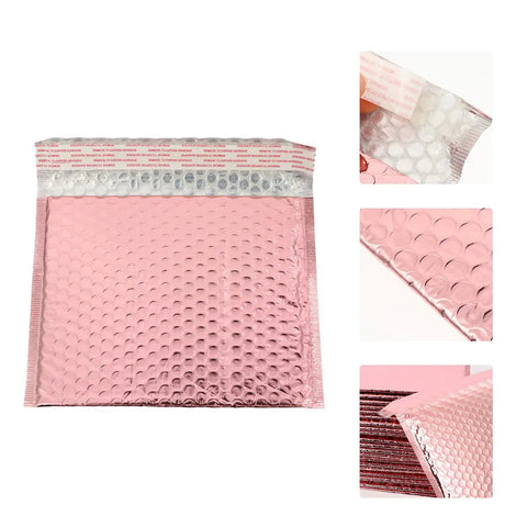 25 Pack Self Seal Bubble Mailer Envelopes 25x20cm Padded Cushion Mailing Bags For Shipping Cosmetics Jewelry Bulbs And Other Delicate Items