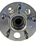 Front view of Rear Wheel Bearing & Hub Assembly with Speed Sensor 512003 19312077 Single Replacement Unit Sealed Ball Design Integrated ABS