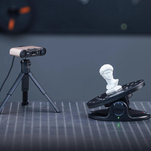 Dead On Accurate Dual Axis Turntable For Seamless 3D Scanner Accessory Smooth Adjustable Speed And Tilt Settings Grab Every Detail Of Small To Medium Objects With Zero Sweat Setup