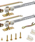 Bi-Directional Soft Close Sliding Pocket Door Rollers Kit With 1 Inch Ball Bearing Wheels, Compatible With 100, 134F, 138F, 2610F