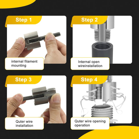 Kick Butt On Your Plumbing Projects With This Awesome 2 Piece Pipe Threading Tool Set featuring step-by-step installation process.