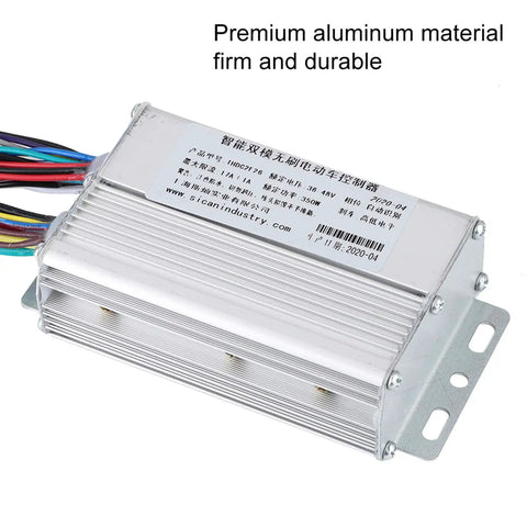 Premium Aluminum Brushless Motor Regulator With Overcurrent Protection For Electric Bikes Easy Install Automatic Identification Durable Build Safety Rated Controller For Smooth Power And Reliable Riding with durable aluminum housing